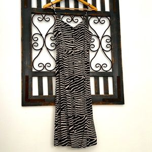 Animal print sleeveless dress